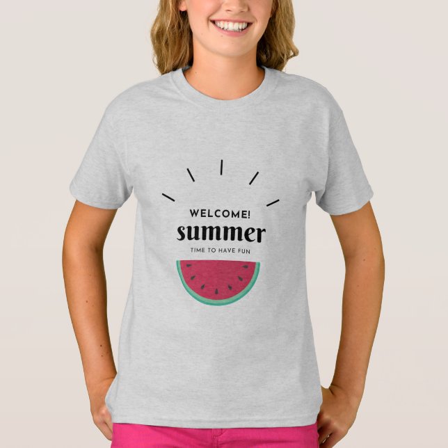 L'été est ma saison Watermelon T-shirt (Devant)