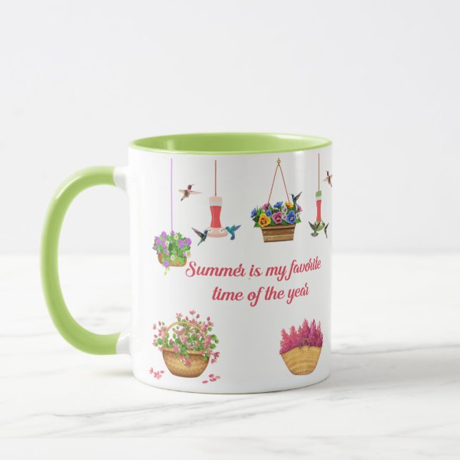 L'Été Est Mon Moment Préféré De L'Année Mug (Gauche)