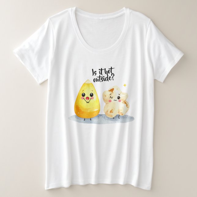 L'été est trop chaud, popcorn  (Design devant)