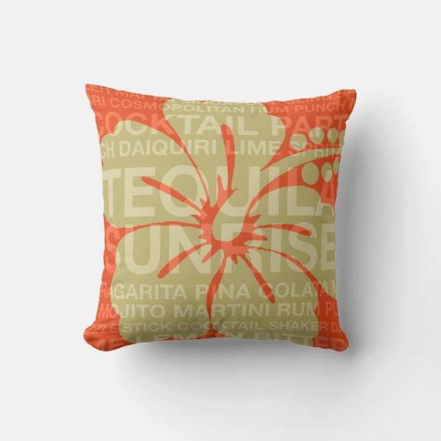 L'été exprime des cocktails et des coussins de (Recto)