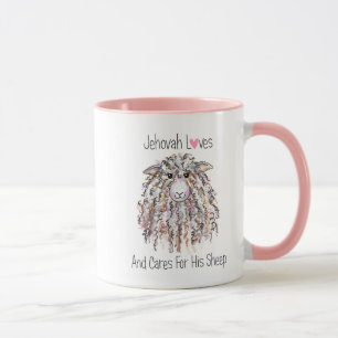 "L'Eternel aime et s'occupe de ses moutons" Mug