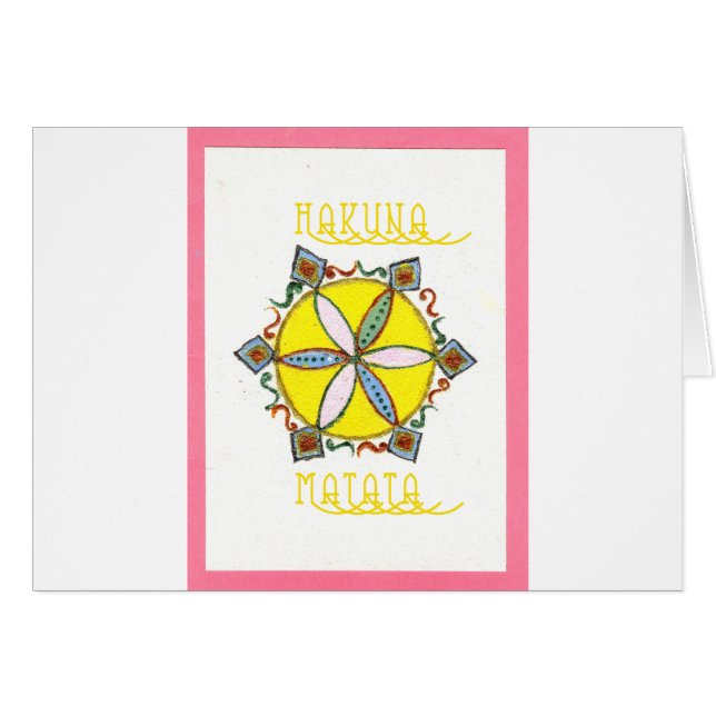 L'étoile à la fabrication de Hakuna Matata (Devant horizontal)