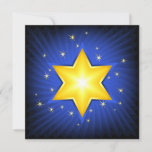 L'étoile de David Card<br><div class="desc">Etoile de David religion juive Hanoukka art numérique illustration</div>