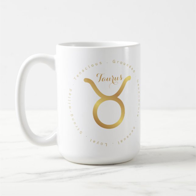 L'Etoile Taurienne - Mug Zodiac Personnalisé (Gauche)