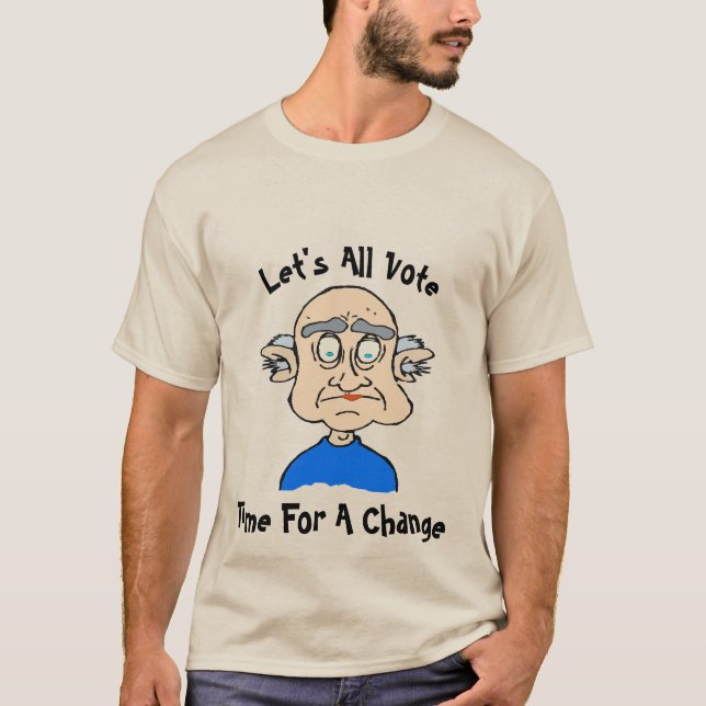 Let's All Voter, modifier ajouter texte- T-Shirt (Devant)