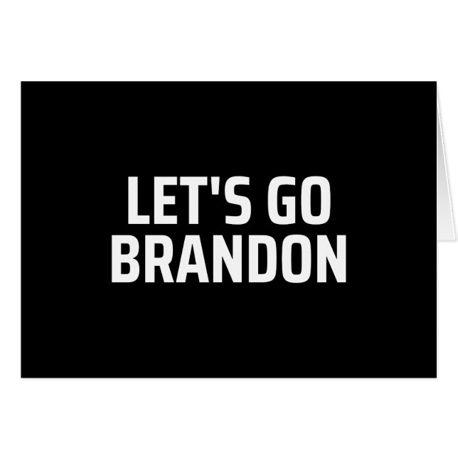 let's go brandon aimant (Devant horizontal)