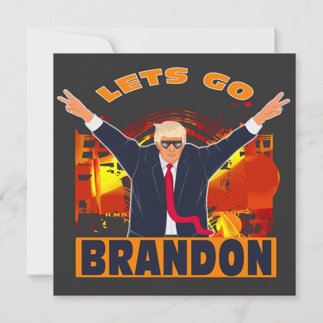 Let's Go Brandon Funny Anti Biden Trump Political  (Devant)