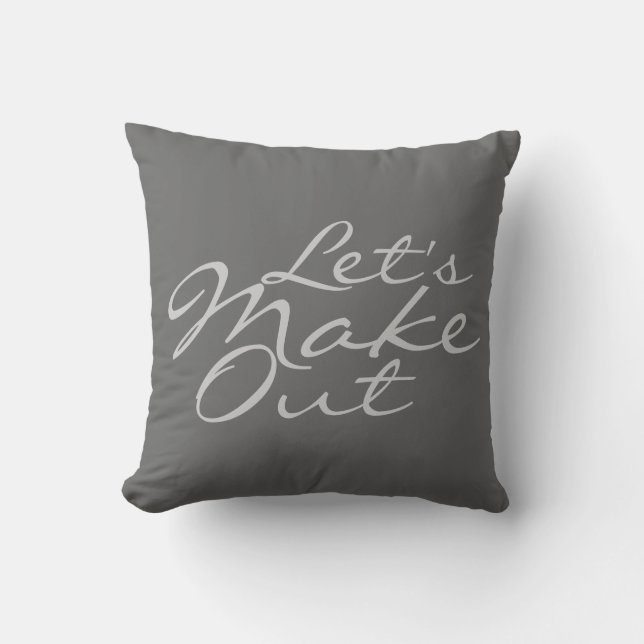 Let's Make Out - coussin décoratif (Recto)