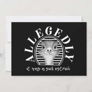 letterkenny soi-disant carte autruche