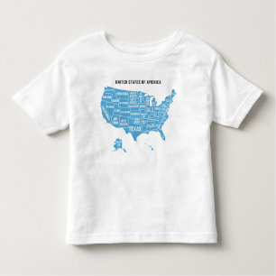 Letterpress USA Carte T-Shirt