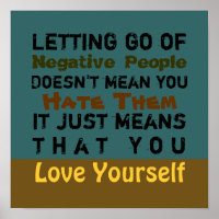 Letting Go - Poster 12X12 (changer pour la toile)