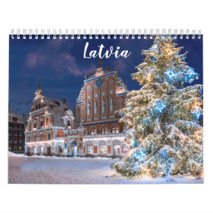 Lettonie paysages photo Calendrier