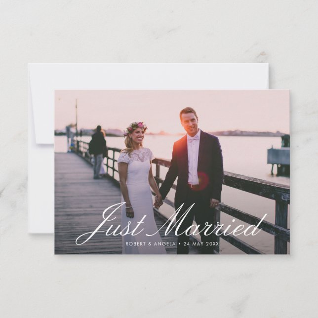 lettrage moderne faire-part mariage (Devant)