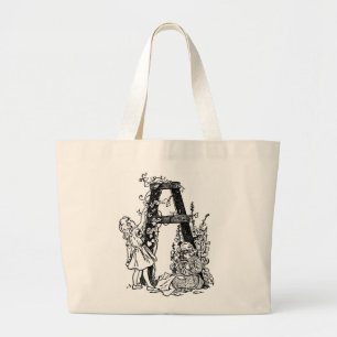 Lettre "A" dans le jardin - Sac