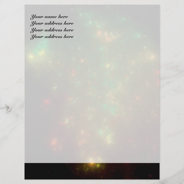 Lettre À En-tête Espace vert (Devant)