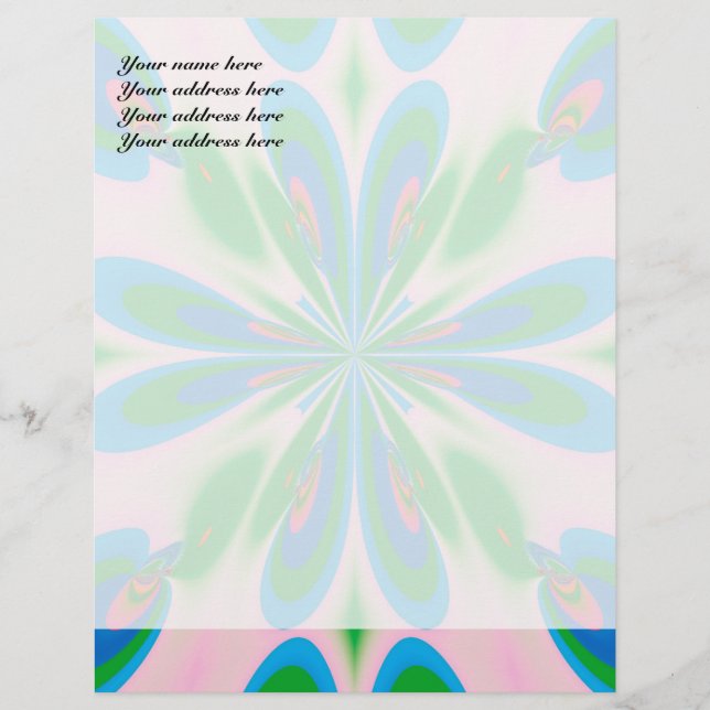 Lettre À En-tête Joyeux Printemps (Devant)
