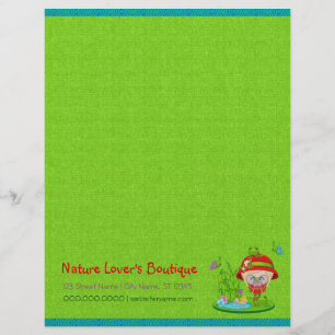 Lettre À En-tête Nature Lover Frog Faune