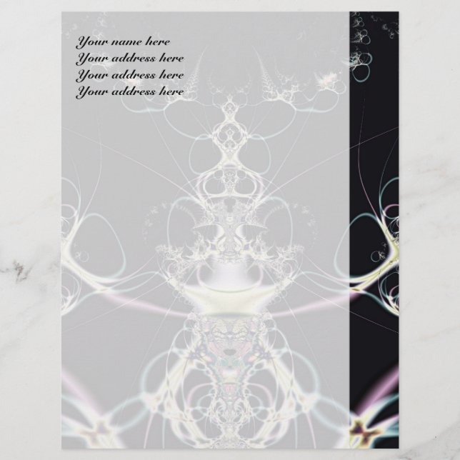 Lettre À En-tête Reine des fleurs (Devant)