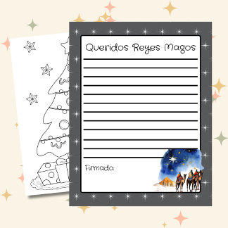 Lettre à la page des Trois Sages Hommes Gris + Col