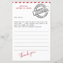 Lettre à Père Noël - Forfait Enfants