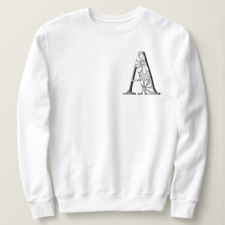LETTRE 'A' Sweatshirt monogramme initial