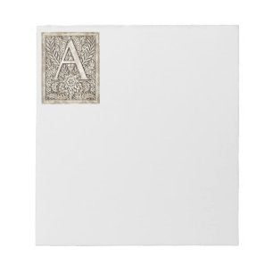 LETTRE Alphabet A Bloc-notes