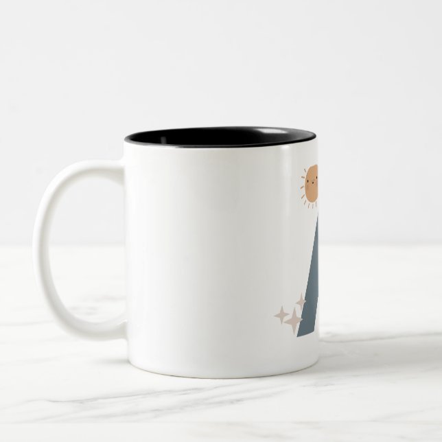 Lettre alphabet boho A - mug (Gauche)