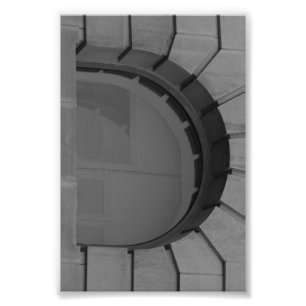 Lettre alphabet Photographie D7 noir et blanc 4x6
