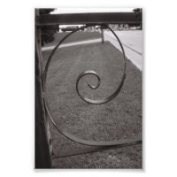 LETTRE Alphabet Photographie E1 Noir et Blanc 4x6