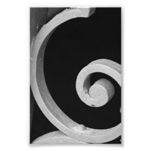 Lettre alphabet Photographie G7 noir et blanc 4x6