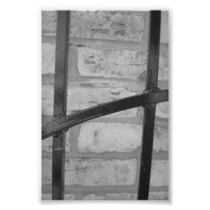 Lettre alphabet Photographie H4 noir et blanc 4x6