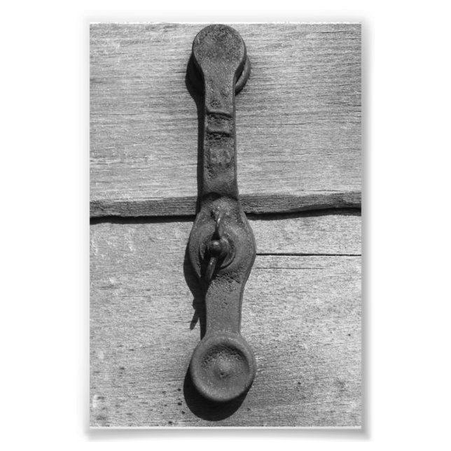 LETTRE Alphabet Photographie I10 Noir & Blanc 4x6 (Devant)