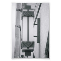 LETTRE Alphabet Photographie I1 Noir et Blanc 4x6