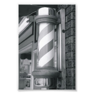 LETTRE Alphabet Photographie I4 Noir et Blanc 4x6