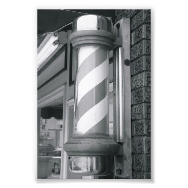 LETTRE Alphabet Photographie I4 Noir et Blanc 4x6 (Devant)