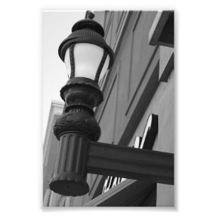 LETTRE Alphabet Photographie L8 noir et blanc 4x6