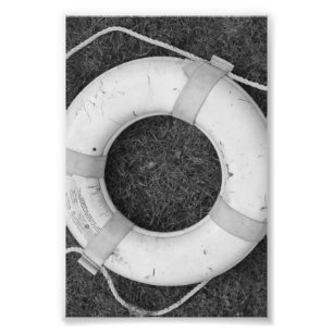 LETTRE Alphabet Photographie O2 Noir et Blanc 4x6