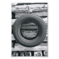 LETTRE Alphabet Photographie O3 Noir et Blanc 4x6