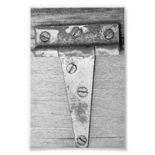 LETTRE Alphabet Photographie T5 Noir et Blanc 4x6