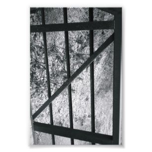 LETTRE Alphabet Photographie Z4 noir et blanc 4x6