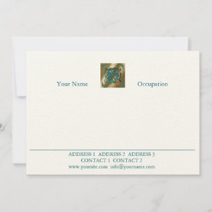 Lettre antique F - Carte de correspondance
