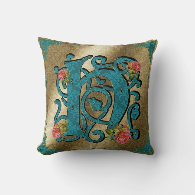 Lettre antique H - Coussin (Recto)