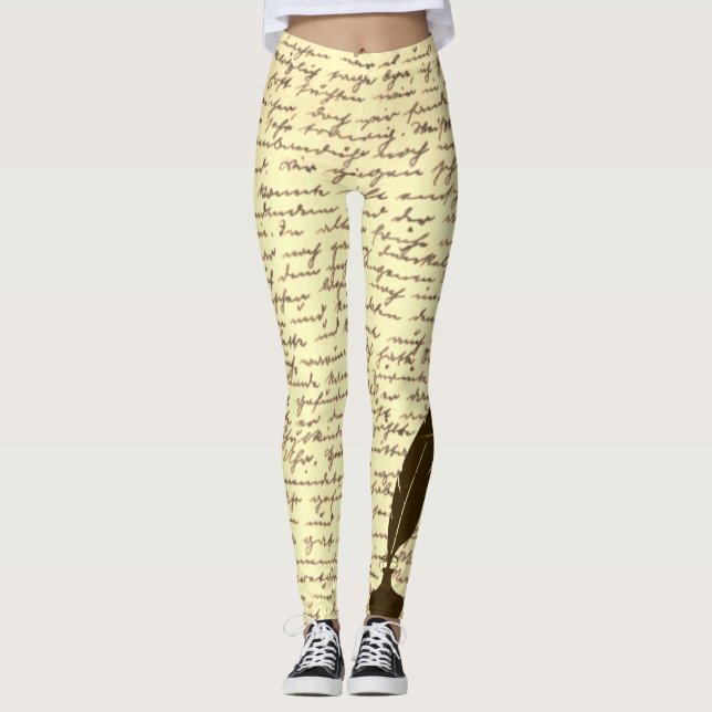 LETTRE antique Leggings (Devant)