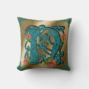 Lettre antique N - Coussin