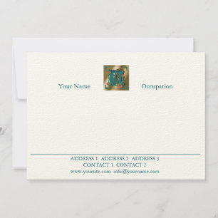 Lettre antique V - Carte de correspondance