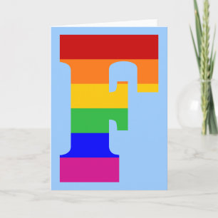 LETTRE arc-en-ciel F