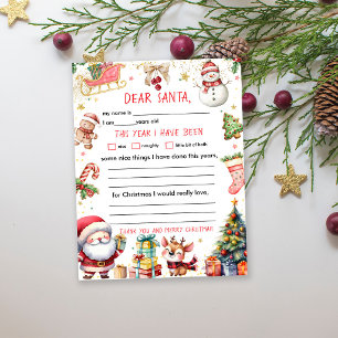 Lettre au Père Noël Noël