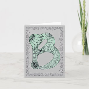 LETTRE B CARTES DE NOTES AlphabET