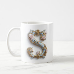 Lettre baroque 'S' Mug for a Coffee Princess