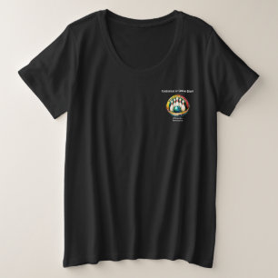 LETTRE BLANCHE FILLE INDE CHAÎNE T-shirt CHAMBRE P